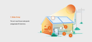 How Does Solar Work Graphic