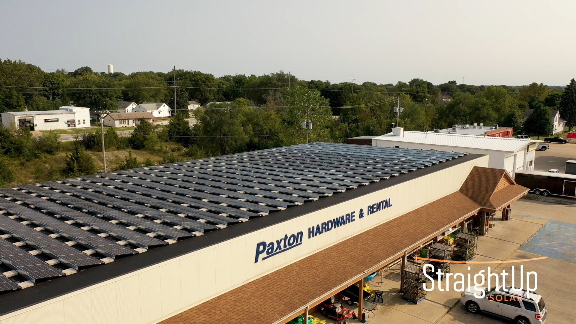 Paxton Hardware and Rental Invests in Solar "Hardware" for Their