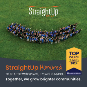 StraightUp Solar | Top Workplaces 2024 St. Louis Post Dispatch