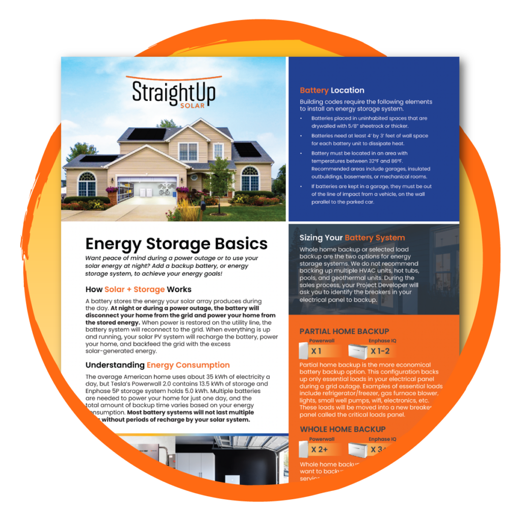 Energy Storage Basics Guide for Download | StraightUp Solar