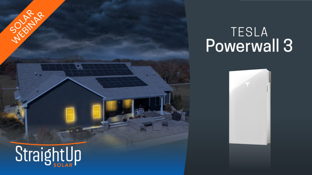 WEBINAR | Tesla Powerwall 3 | StraightUp Solar