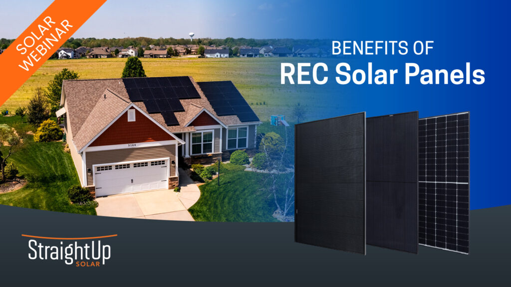 Webinar: Benefits of REC Solar Panels in Illinois and Missouri