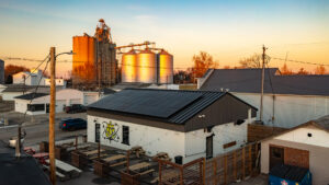 Analytical Brewing Commercial Rooftop Solar Array | Beauty Shot | StraightUp Solar