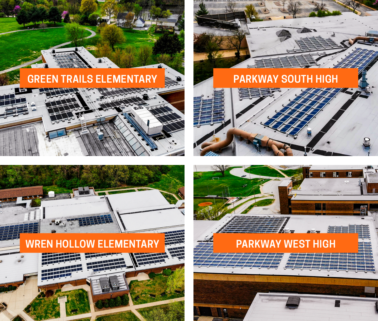 Parkway School District | 4 Solar Installations