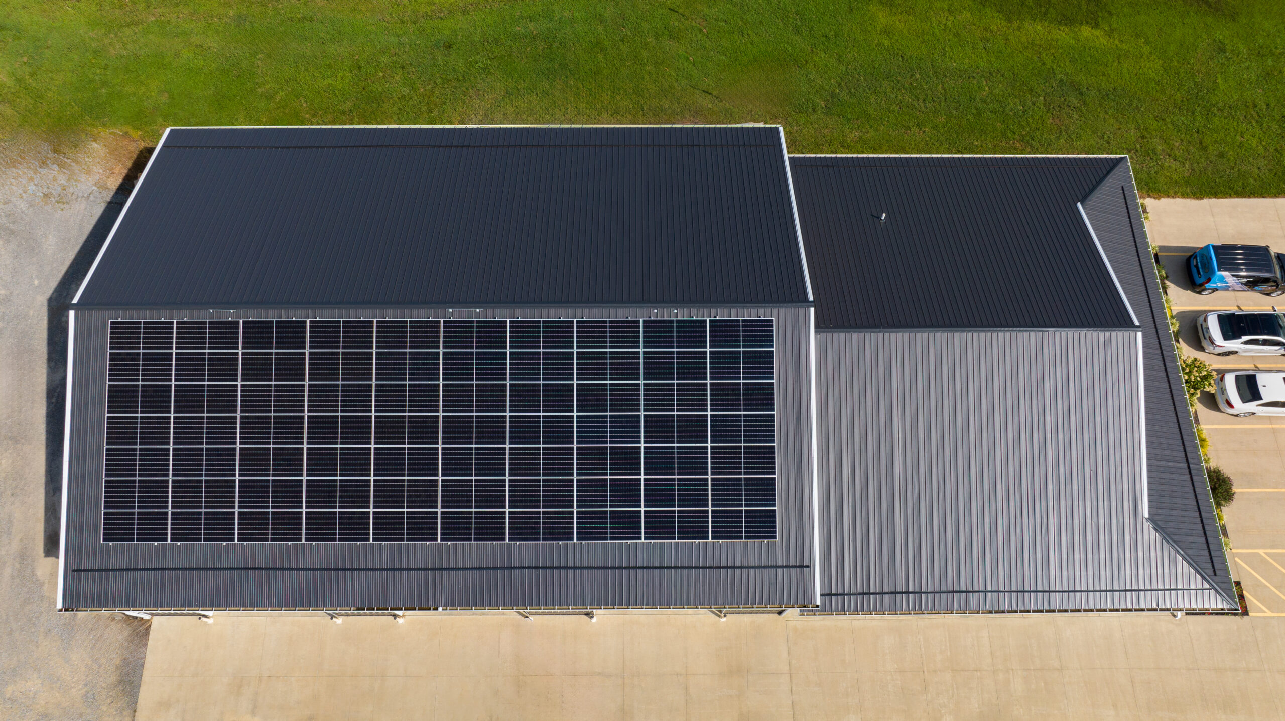 commercial solar installation for communications company, ProTek
