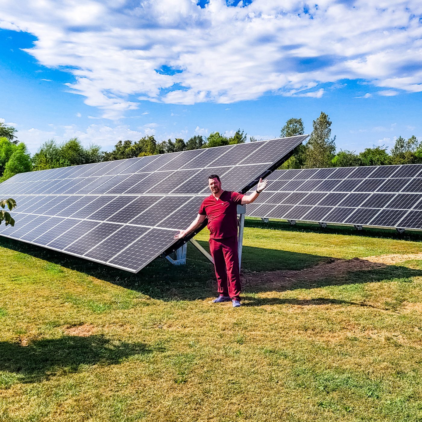 Solar for Small Business in Illinois and Missouri | Massie Dental Ground Mounted Installation by StraightUp Solar
